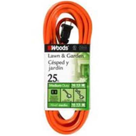 Coleman Cable Inc. Cord Ext Outdoor 16/2X25Ft Org 722
